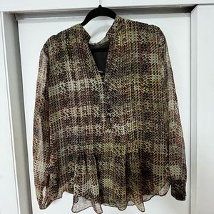 Size Large stylish blouse in EUC! Size Large